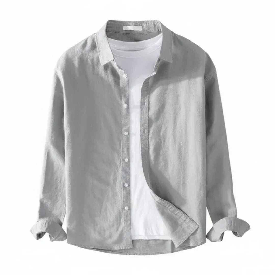 Cord | Herren Hemd Langarm Mit Schlichtem Design