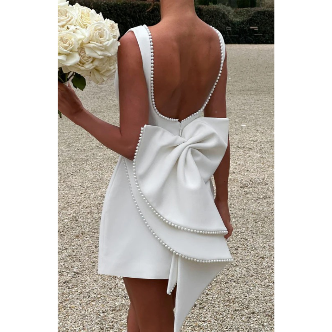 Dagmar | Damen Mini Kleid Für Feier Mit Struktur Design
