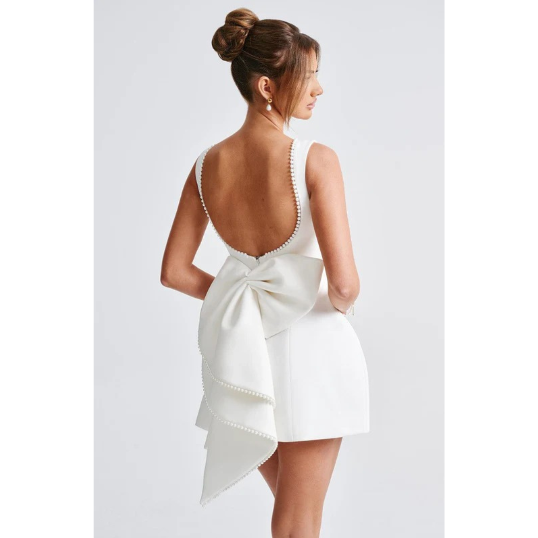 Dagmar | Damen Mini Kleid Für Feier Mit Struktur Design