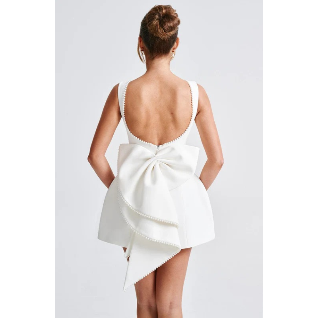 Dagmar | Damen Mini Kleid Für Feier Mit Struktur Design