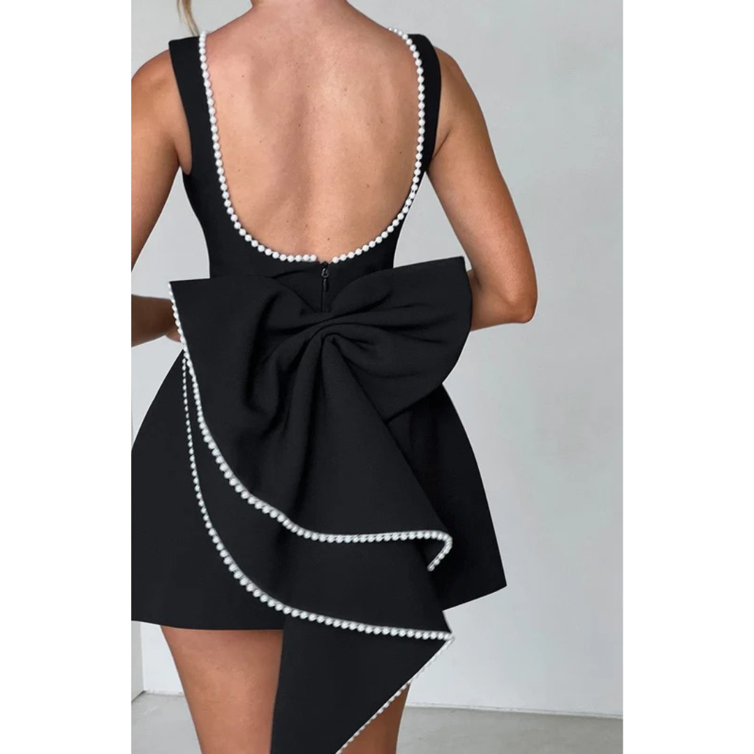 Dagmar | Damen Mini Kleid Für Feier Mit Struktur Design