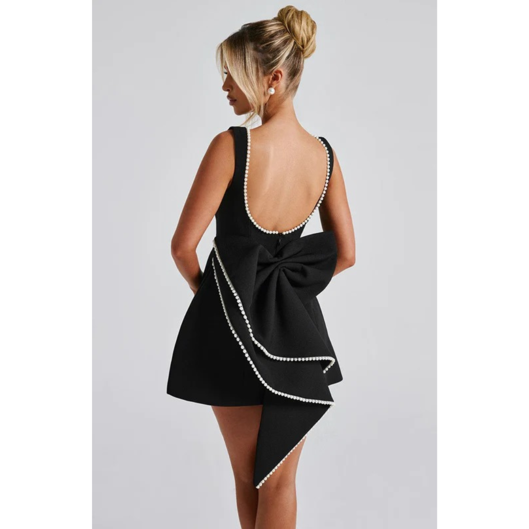 Dagmar | Damen Mini Kleid Für Feier Mit Struktur Design