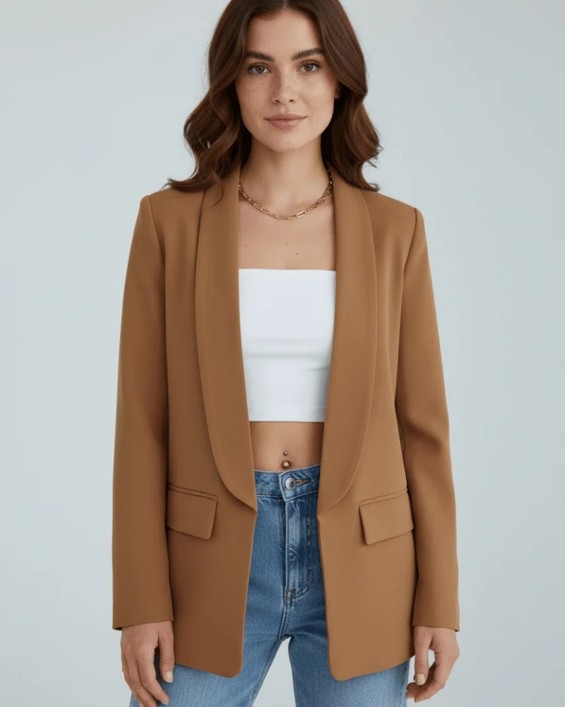 Damen Blazer – Klassischer taillierter Blazer mit Lapelkragen und vielseitigem Design