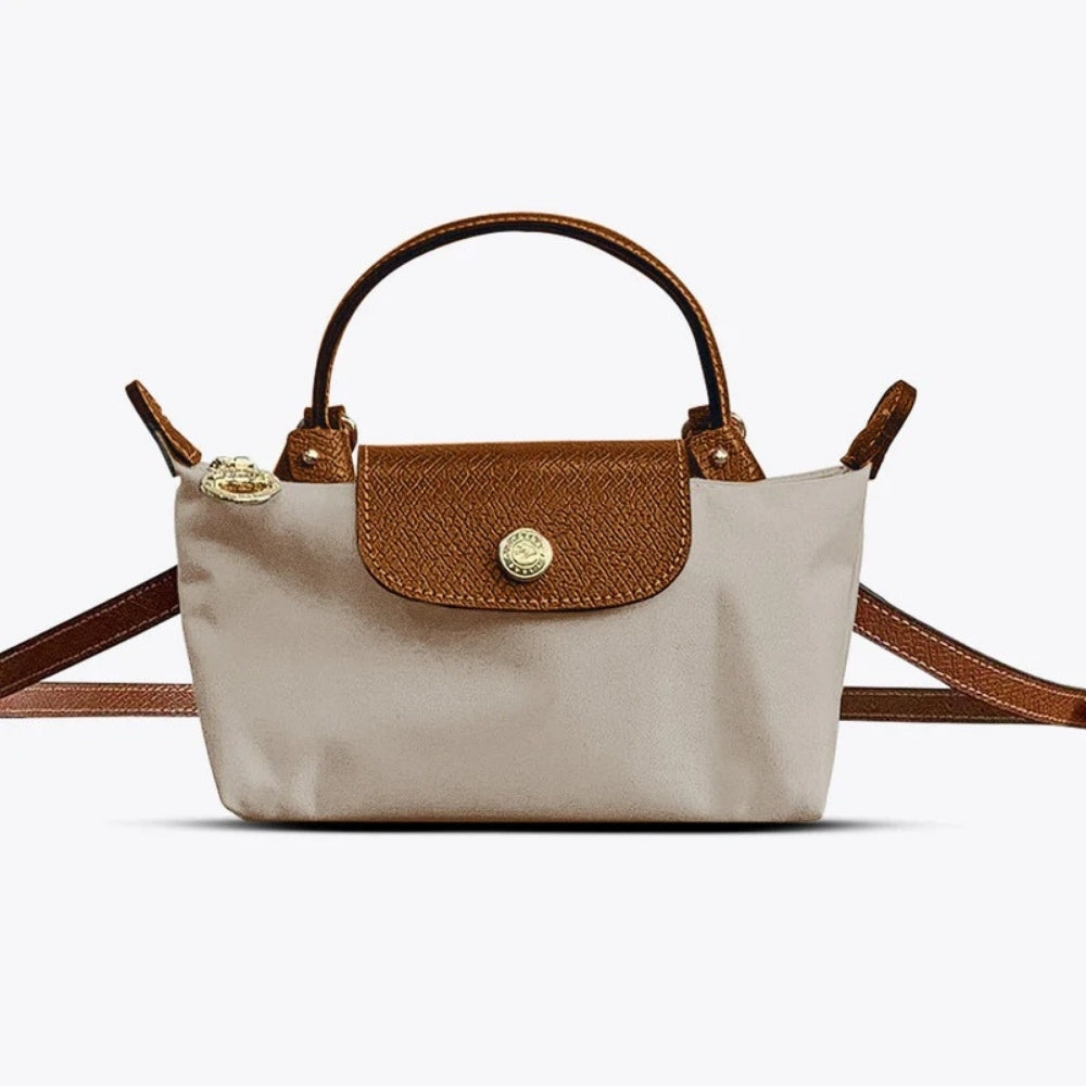 Damen Crossbody Tasche – Zweifarbiges Design mit elegantem Verschluss