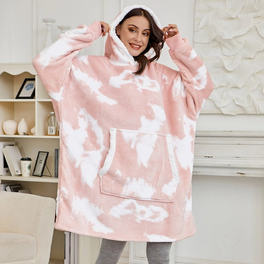 Damen-Decken-Hoodie – Kuschelige und bequeme Loungewear für Abende