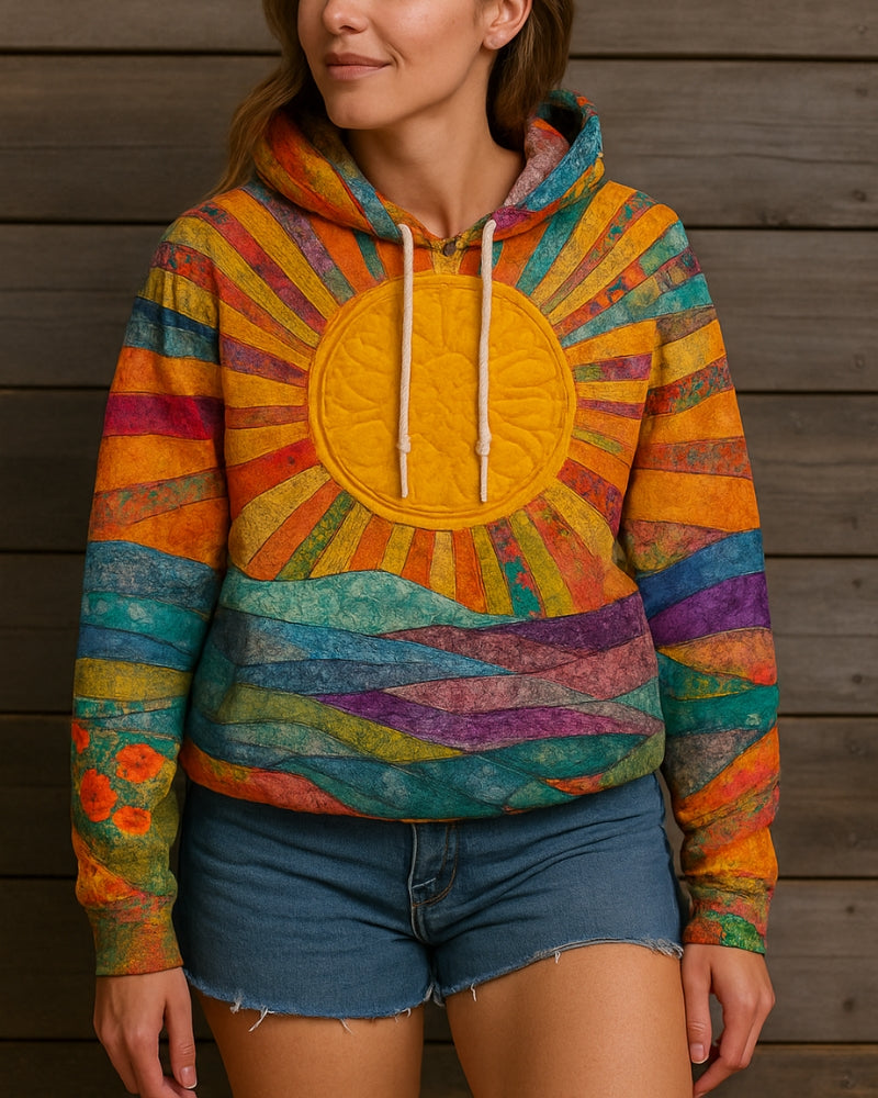 Damen-Hoodie – Mit farbenfrohem Design und positiver Ausstrahlung