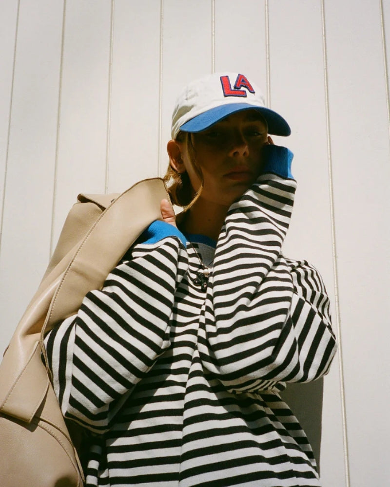 Damen Pullover in Übergröße – Modernes Streifendesign