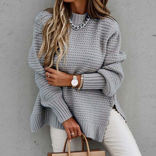 Damen-Rollkragenpullover - Lässiger Baggy-Style für Damen