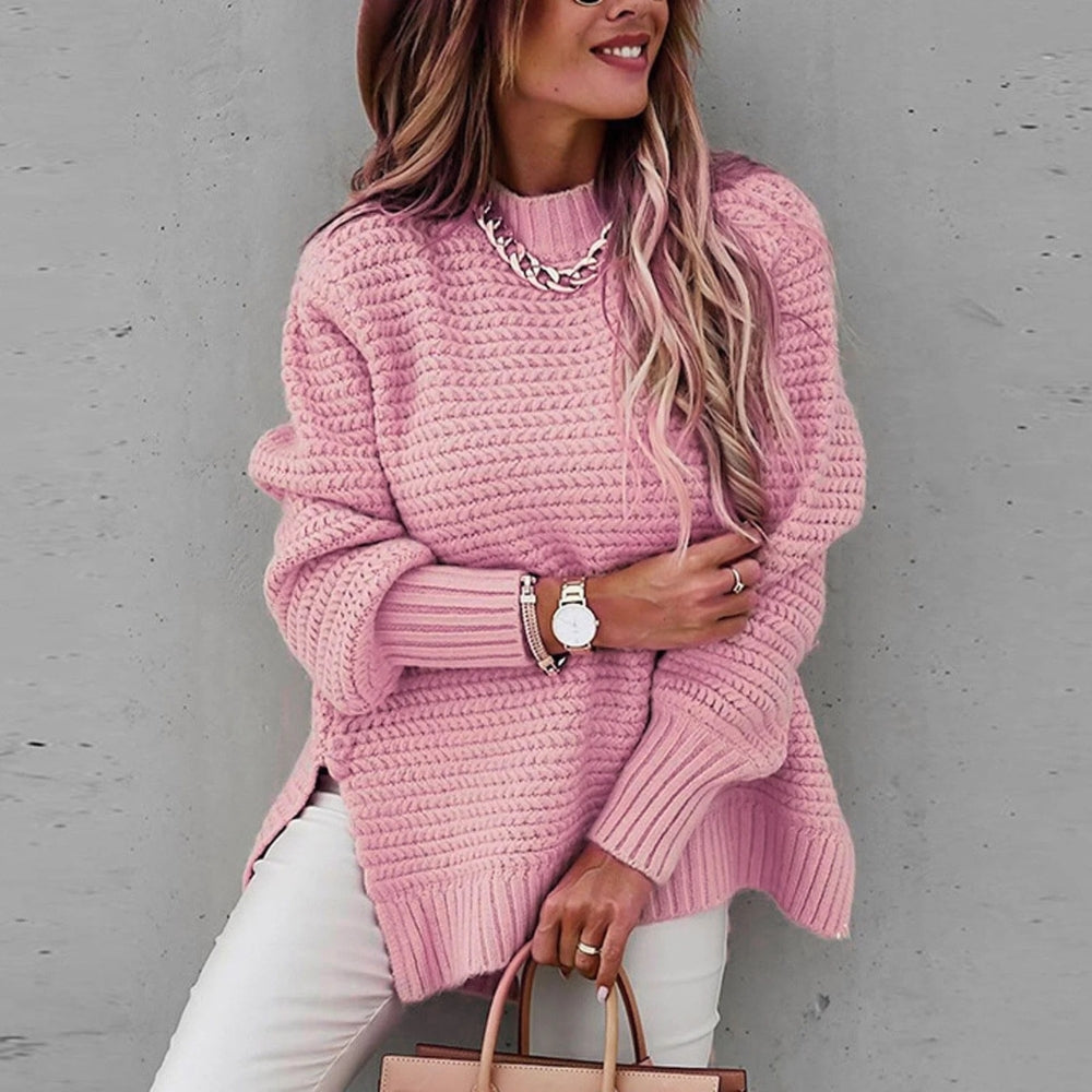 Damen-Rollkragenpullover - Lässiger Baggy-Style für Damen