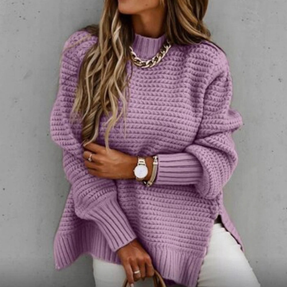 Damen-Rollkragenpullover - Lässiger Baggy-Style für Damen