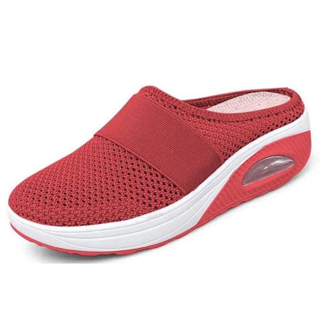 Damen Sandalen Bequem mit Luftpolster Sohle | Leichte Slip On Sandalen