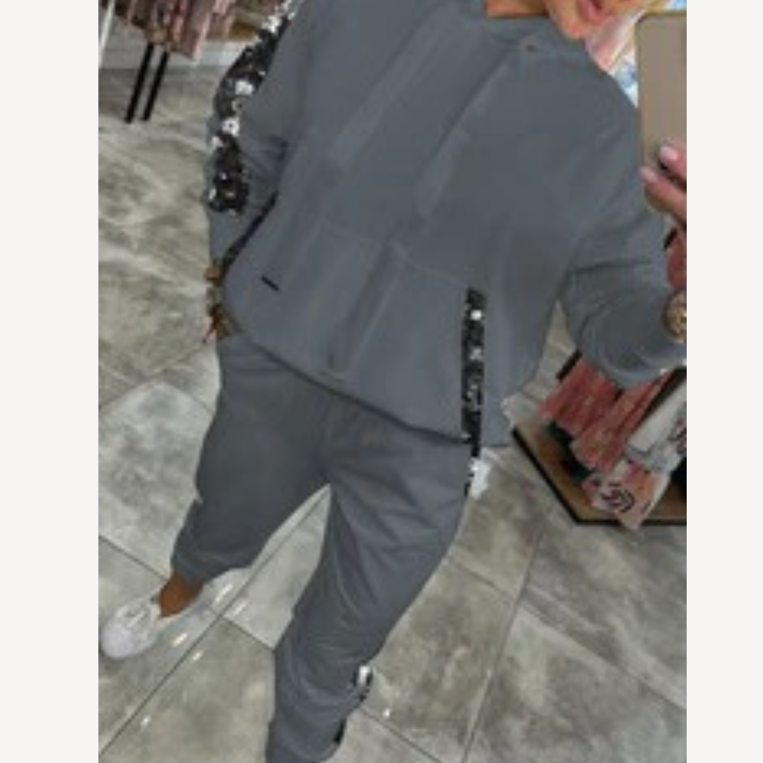 Damen-Sets – Herbstset mit Kapuzenpullover und Hose für die Frühjahrssaison