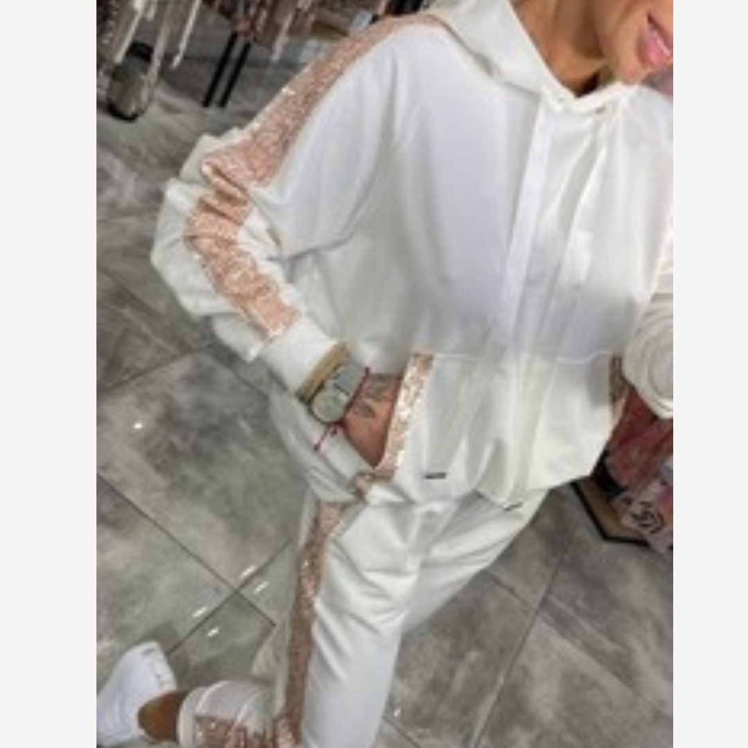 Damen-Sets – Herbstset mit Kapuzenpullover und Hose für die Frühjahrssaison