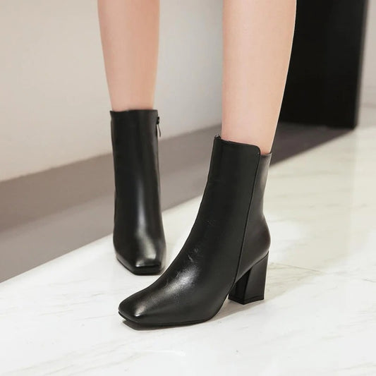 Damen-Stiefeletten mit hohem Absatz - Stilvolle, elegante Schuhe für alle Gelegenheiten