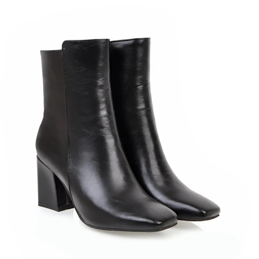 Damen-Stiefeletten mit hohem Absatz - Stilvolle, elegante Schuhe für alle Gelegenheiten