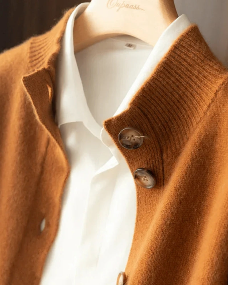 Damen Strickjacke - Langärmliges Oberteil mit Knöpfen