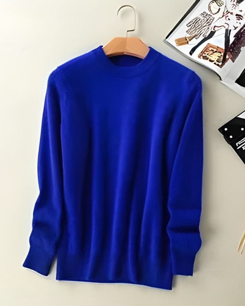 Damen Strickpullover 100% Mink Kaschmir – Zeitloser Pullover für Herbst und Winter