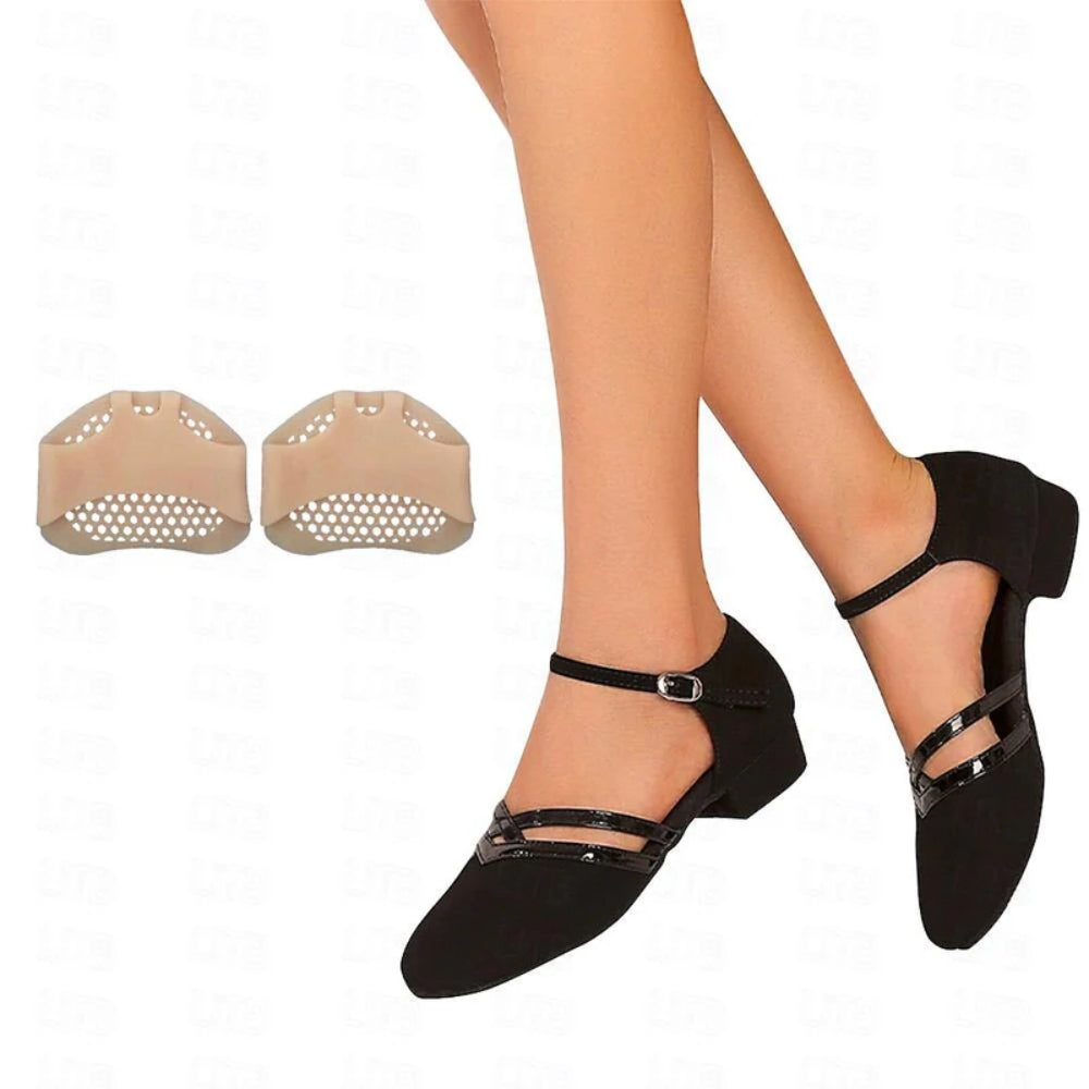 Damen Tanzschuhe - Niedriger Absatz Runde Zehe mit Riemen