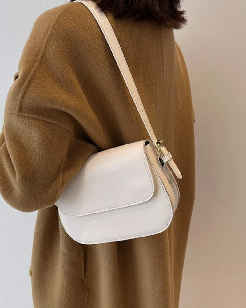 Damen-Umhängetasche - Minimalistisches Design mit verstellbarem Riemen