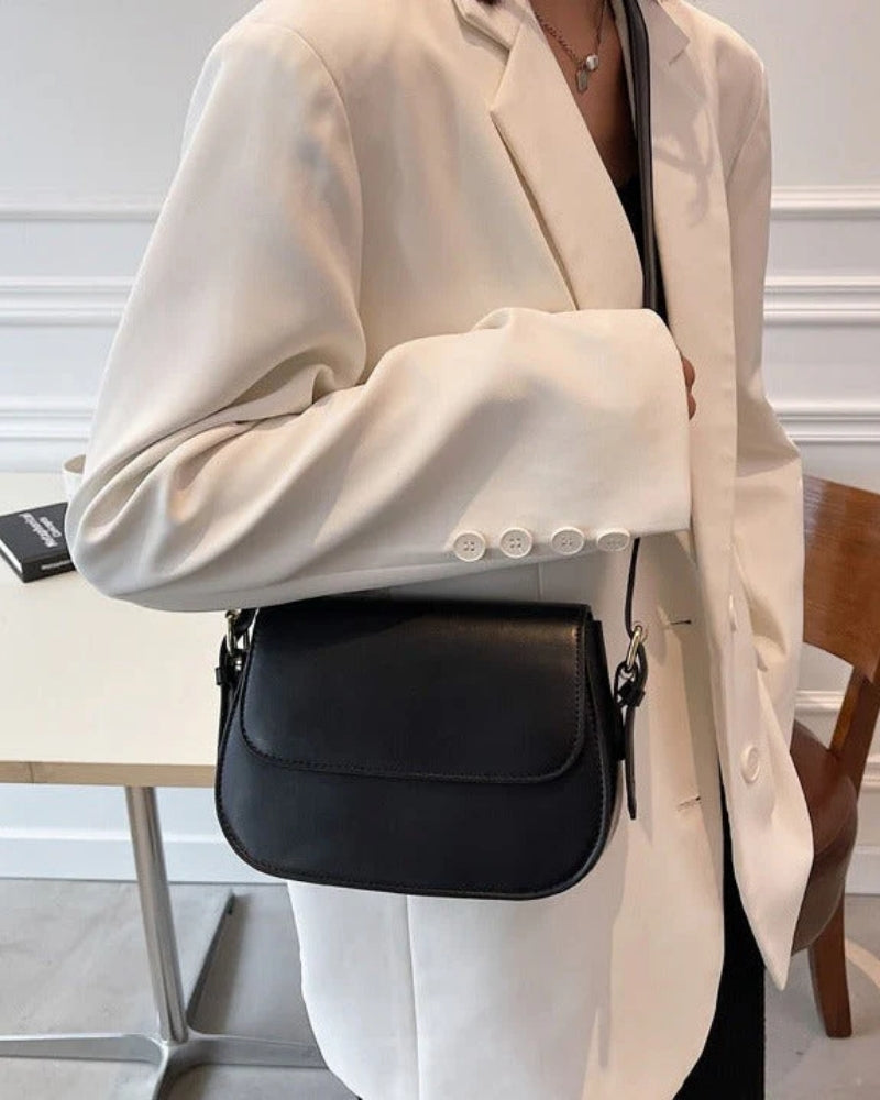 Damen-Umhängetasche - Minimalistisches Design mit verstellbarem Riemen