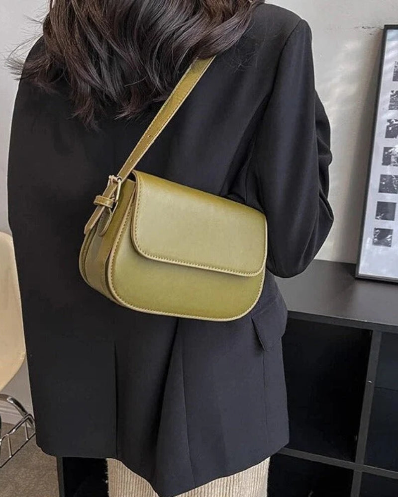 Damen-Umhängetasche - Minimalistisches Design mit verstellbarem Riemen