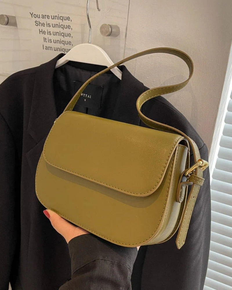 Damen-Umhängetasche - Minimalistisches Design mit verstellbarem Riemen