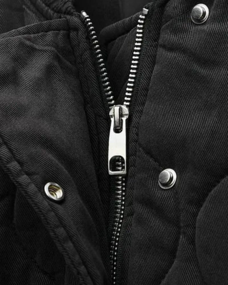 Damen Winter-Bomberjacke – Gestepptes Design mit entspannter Passform