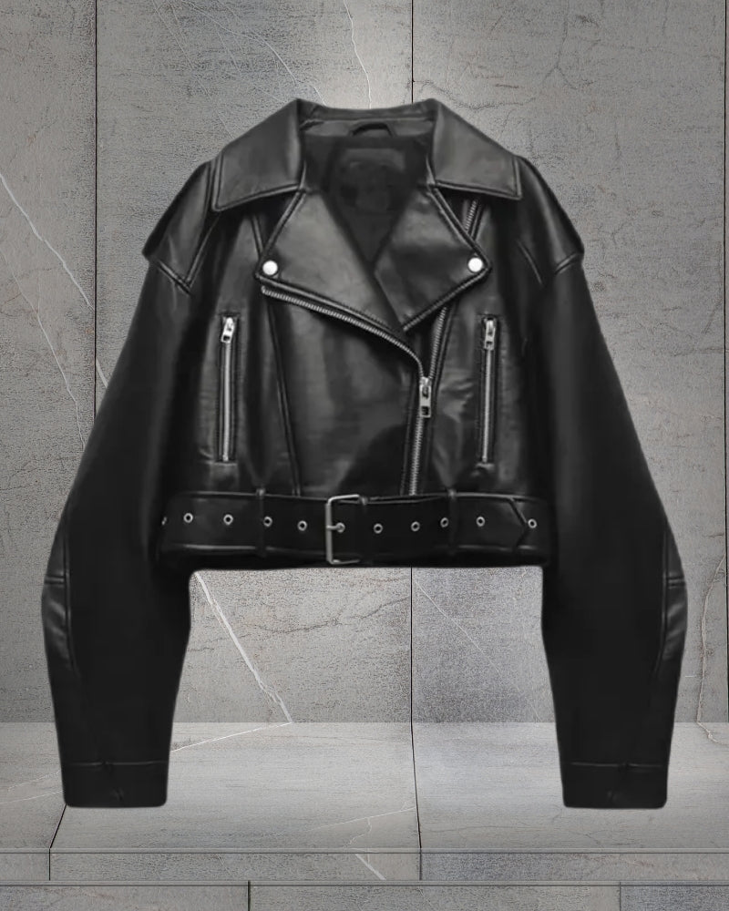 Damen-Winterjacke mit Gürtel und Reißverschluss – Moderner Stil für jeden Tag