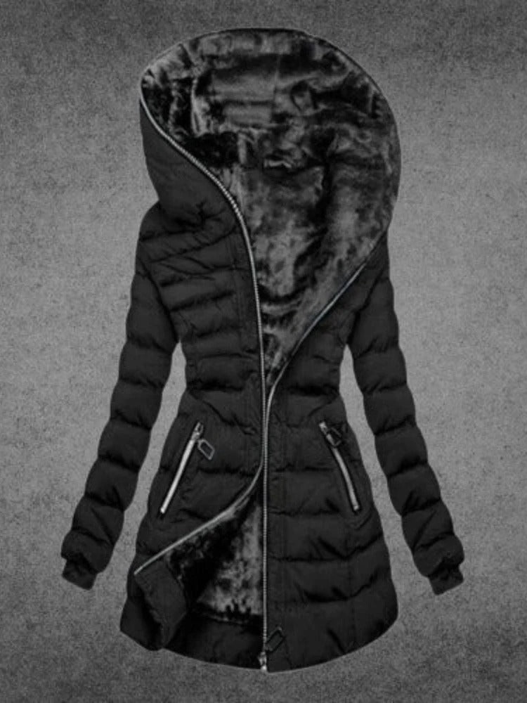 Damen-Winterjacke in Langform – Leicht und mit angenehmem Tragekomfort