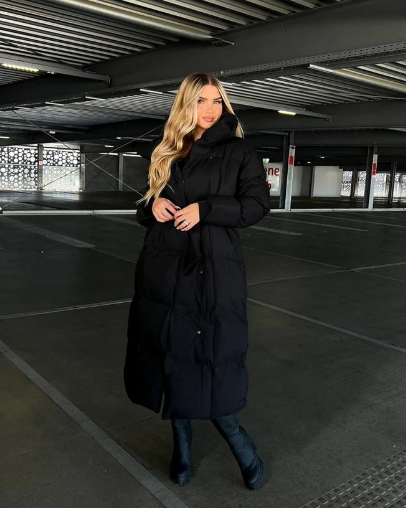 Damen Winterjacke lang – Stilvoller Mantel für kalte Tage