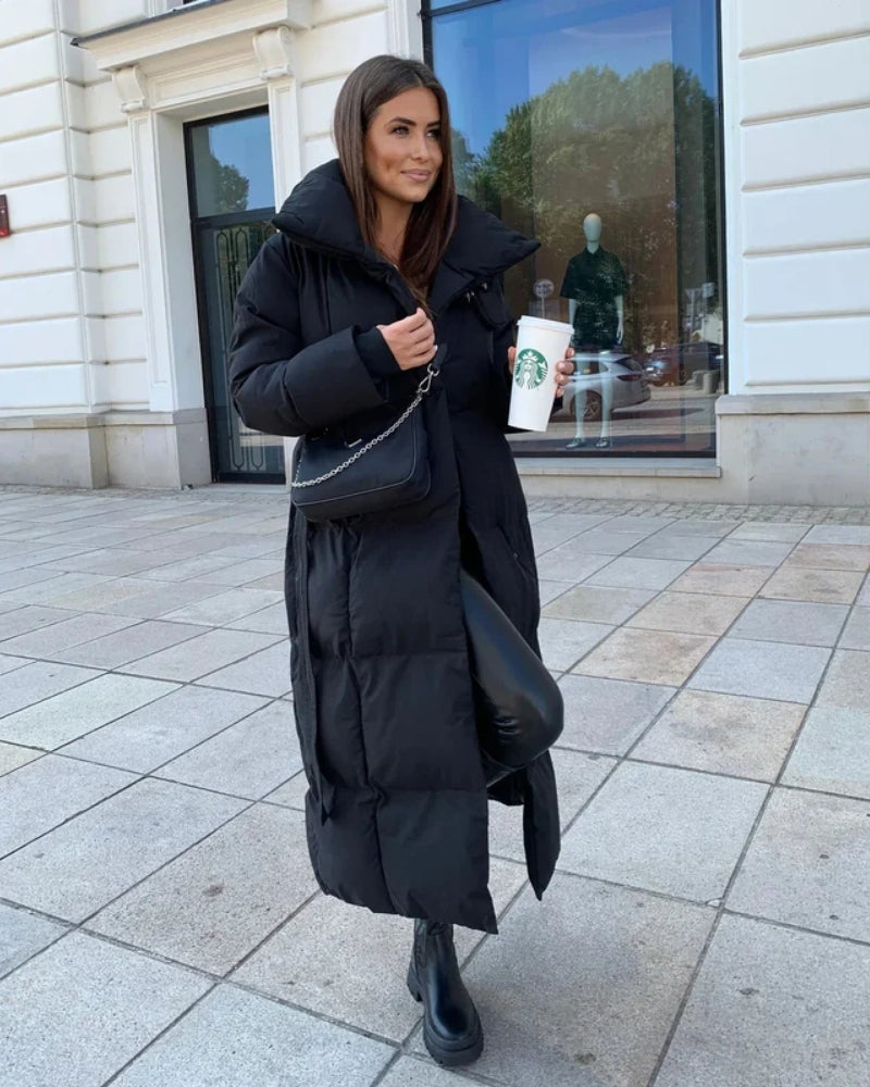 Damen Winterjacke lang – Stilvoller Mantel für kalte Tage