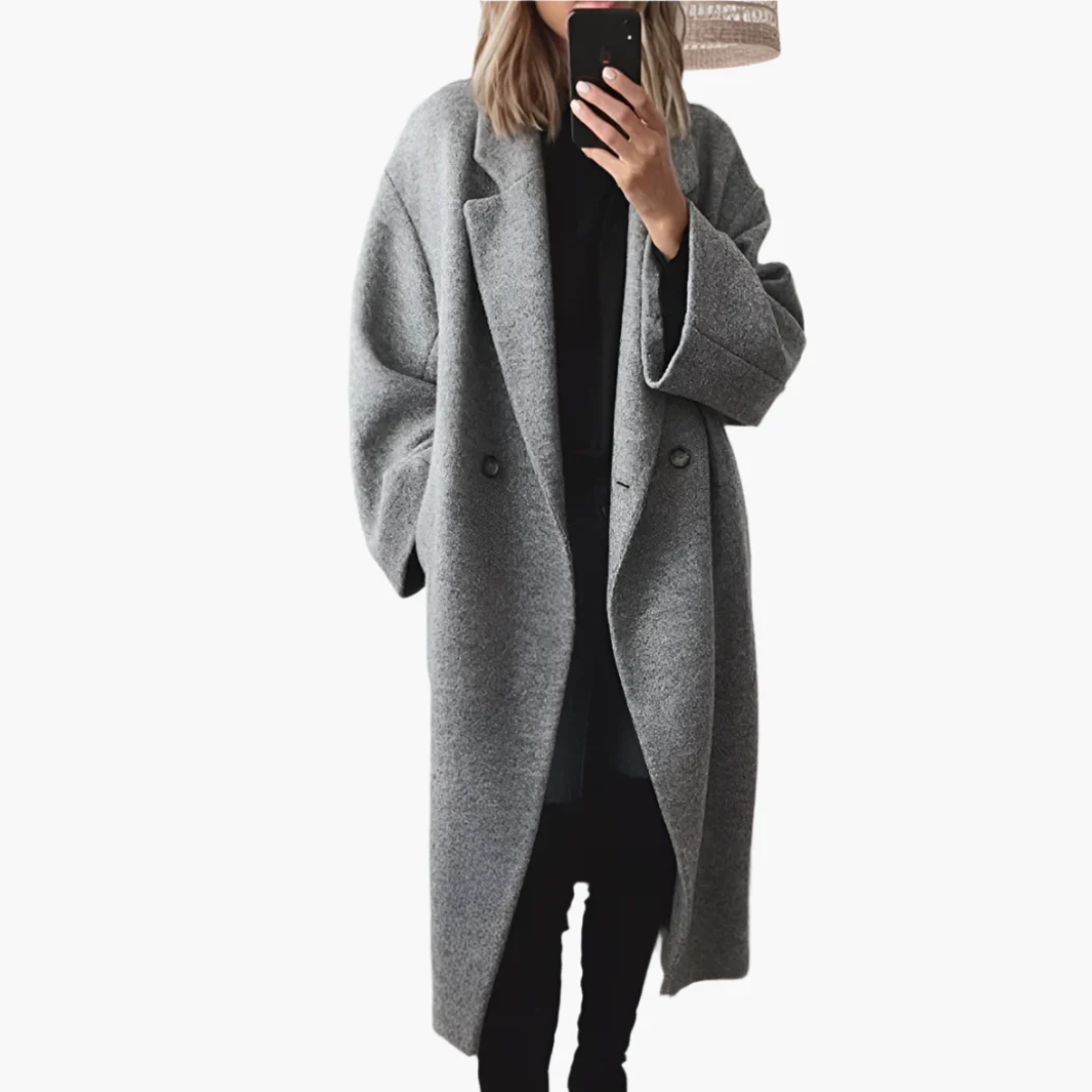 Damen Winterjacke – Oversized Mantel mit Leichtem Design für Wintertage