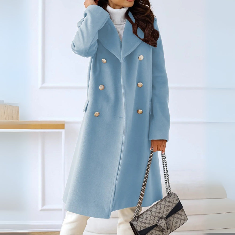 Damen-Winterjacke - Zweireihige Gestaltung mit bequemer Passform