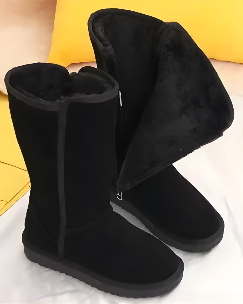 Damen Winterstiefel – Robuste Stiefel mit Innenfutter und profilierter Laufsohle