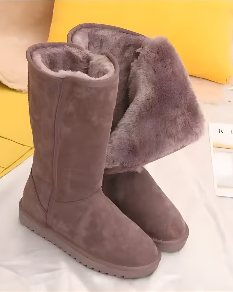 Damen Winterstiefel – Robuste Stiefel mit Innenfutter und profilierter Laufsohle