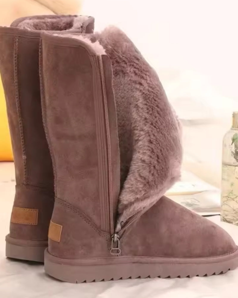 Damen Winterstiefel – Robuste Stiefel mit Innenfutter und profilierter Laufsohle