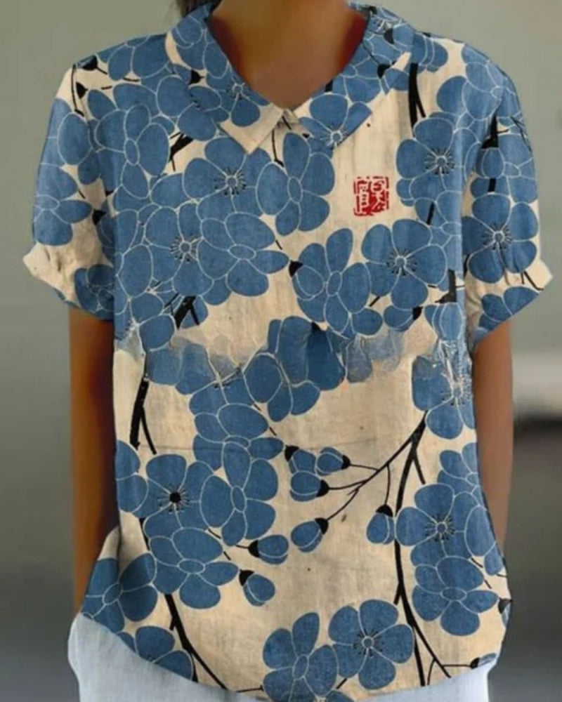 Damenbluse mit floralem Muster – Vielseitige Bluse für den Alltag