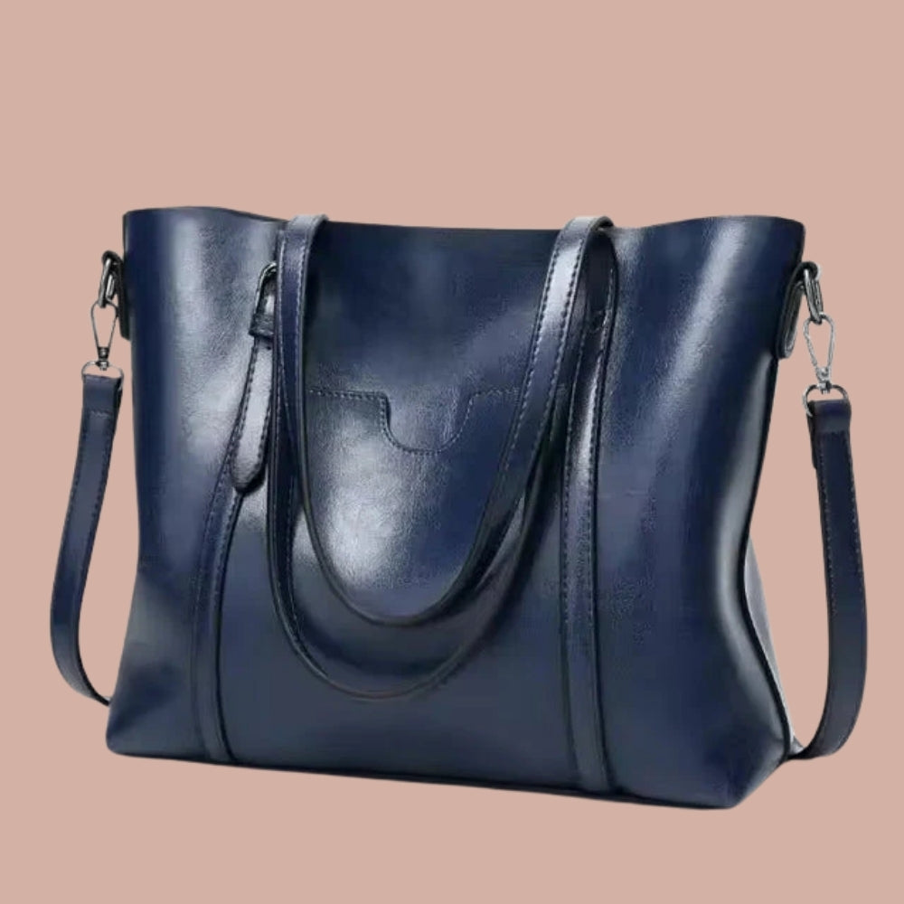 Damenhandtasche -Doppelgriff-Design mit abnehmbarem Riemen