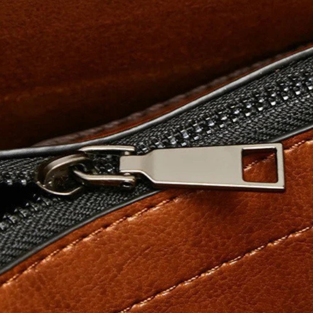 Damenhandtasche -Doppelgriff-Design mit abnehmbarem Riemen