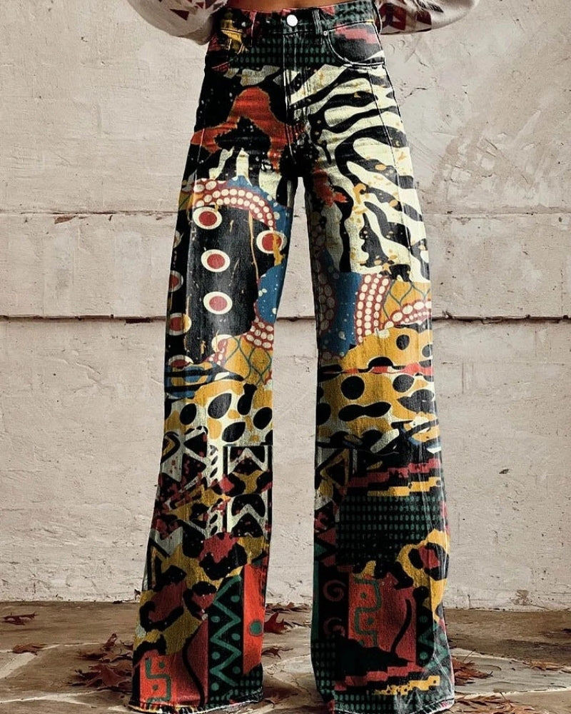 Damenjeans – Lockerer Sitz mit weitem Bein