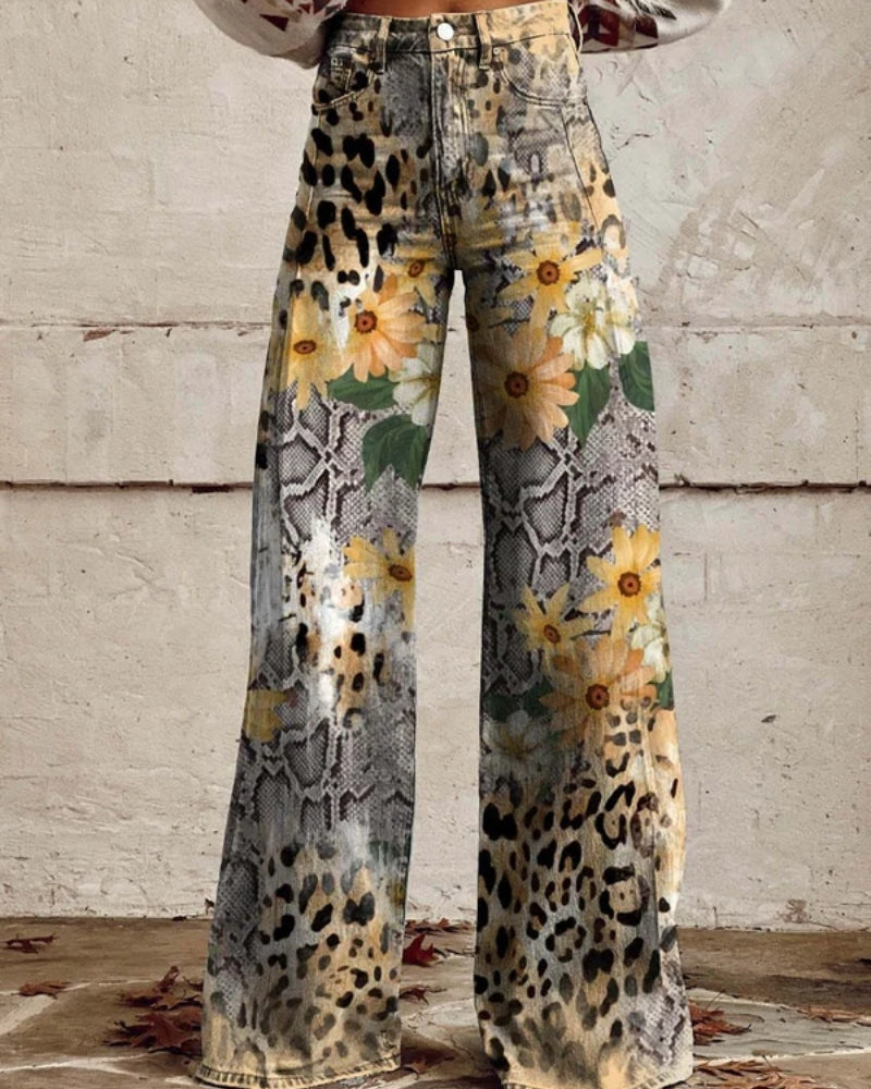 Damenjeans – Lockerer Sitz mit weitem Bein