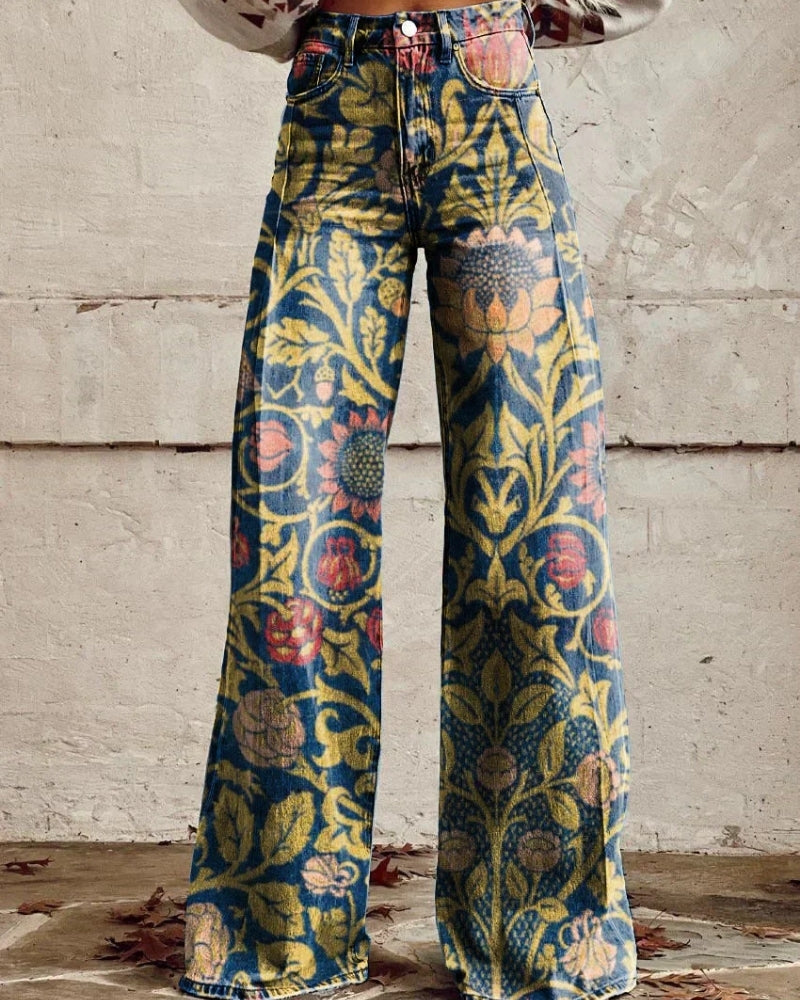 Damenjeans – Lockerer Sitz mit weitem Bein