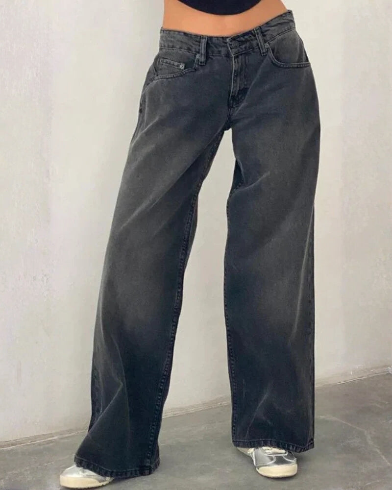 Damenjeans Low Waist – Bequeme Hüftjeans mit Stretch und Modernem Schnitt