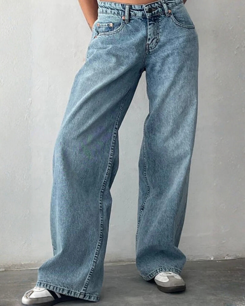 Damenjeans Low Waist – Bequeme Hüftjeans mit Stretch und Modernem Schnitt