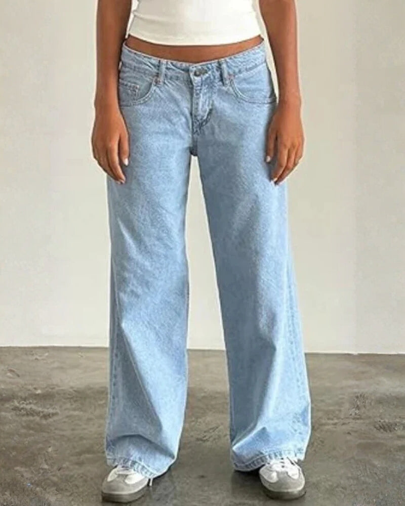 Damenjeans Low Waist – Bequeme Hüftjeans mit Stretch und Modernem Schnitt