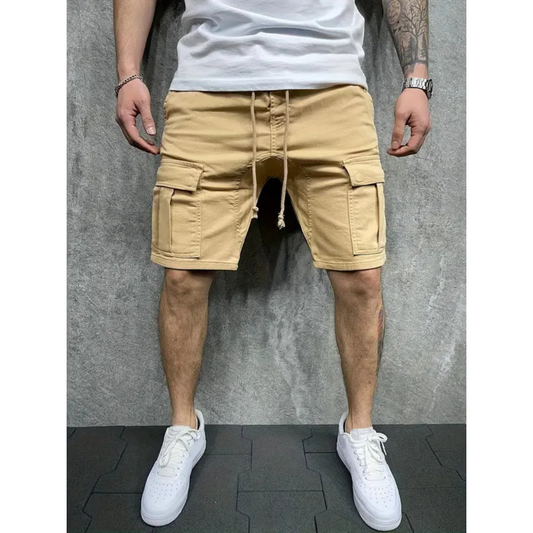Dennis | Herren Cargo Shorts Mit Kordelzug Und Taschen Für Sommer