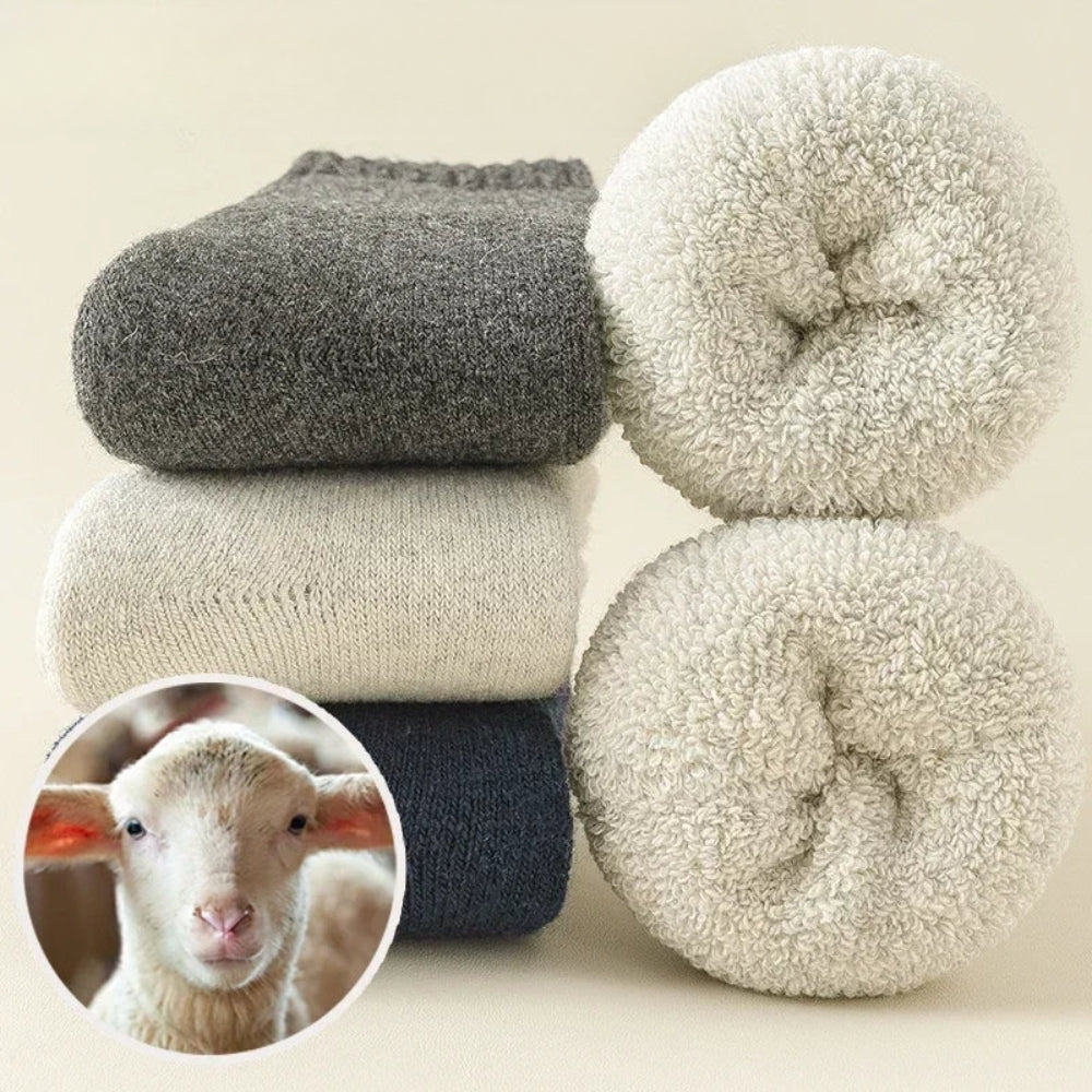 Dicke Wintersocken für Frauen - Atmungsaktives Thermal 3-Paar-Set