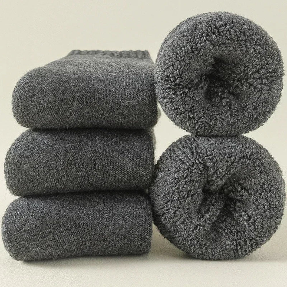 Dicke Wintersocken für Frauen - Atmungsaktives Thermal 3-Paar-Set