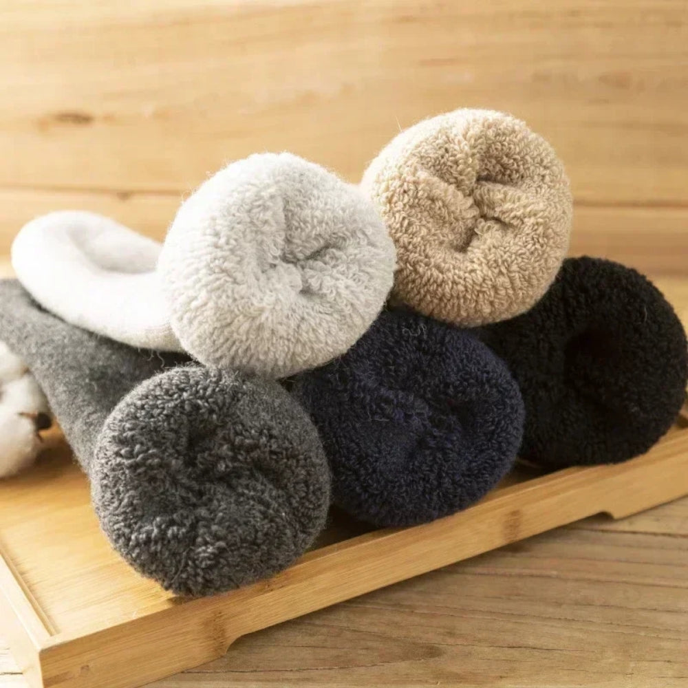 Dicke Wintersocken für Frauen - Atmungsaktives Thermal 3-Paar-Set