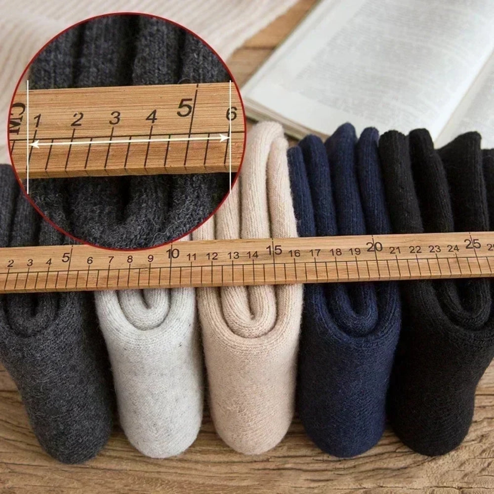 Dicke Wintersocken für Frauen - Atmungsaktives Thermal 3-Paar-Set